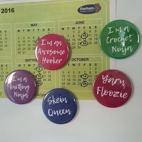 Canny Knitting/Crochet Quirky Magnets