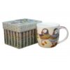 Woolly Puffins Bone China Mug with Gift Box